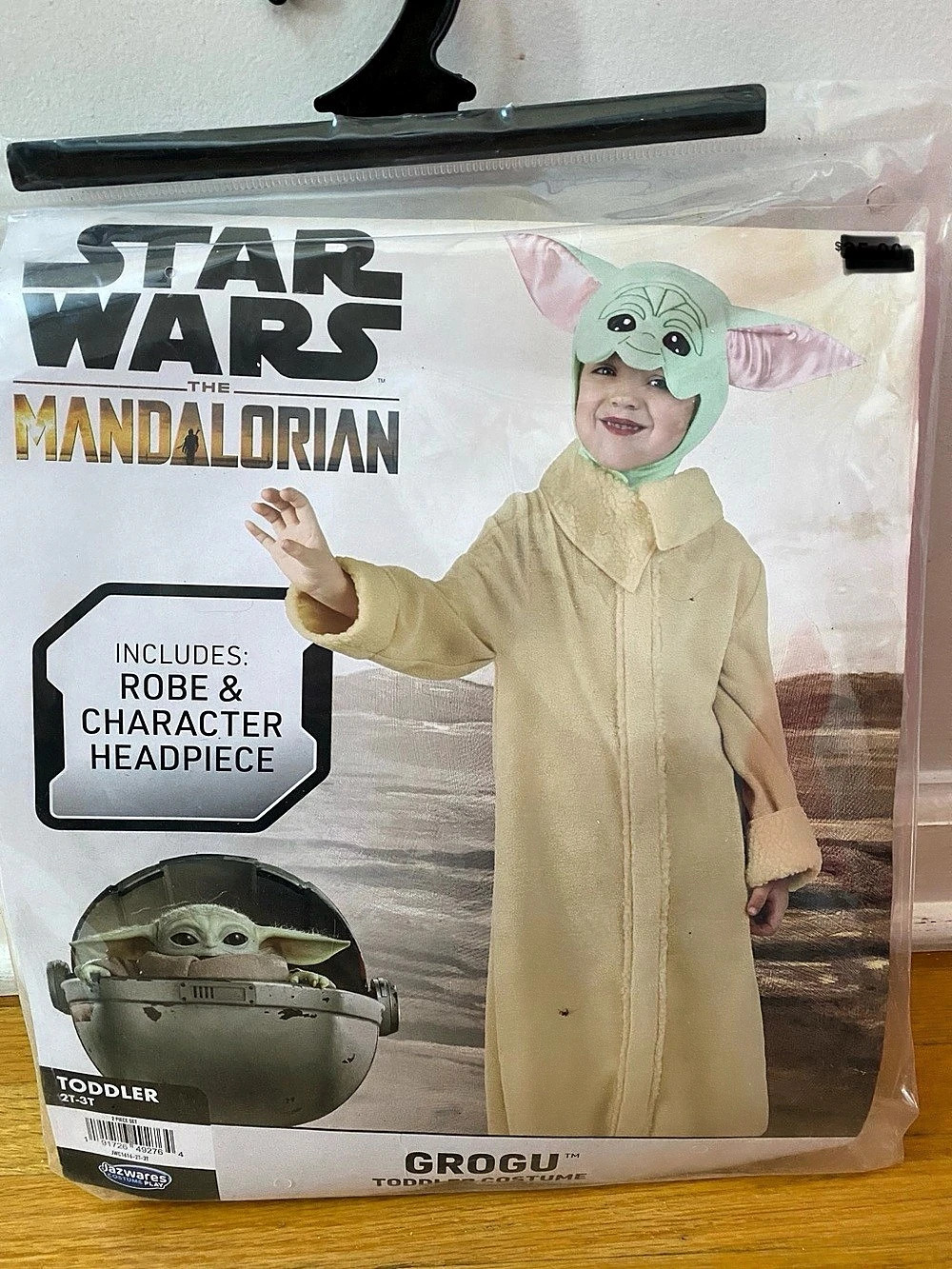 Star Wars The Mandalorian Grogu Costume Grogu Costume 2T-3T NWT